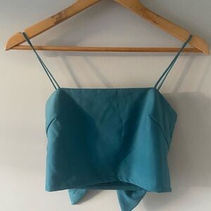 Cropped Cami with Bow